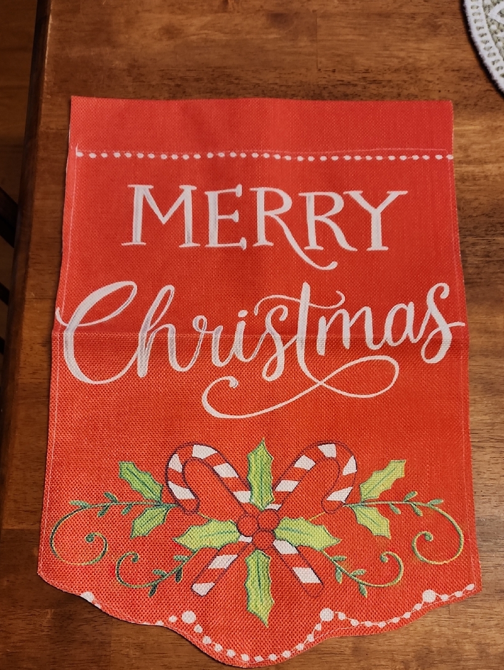 Merry Christmas Red Garden Flag